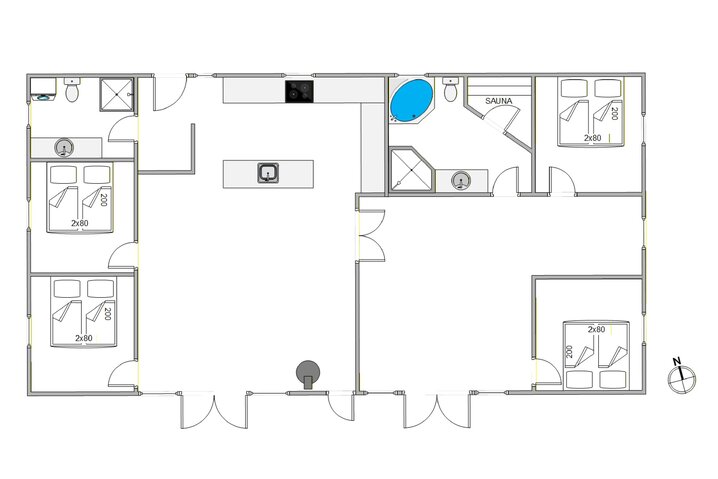 Ferienhaus 60108 in Solsiden 36, Blåvand - Bild #6