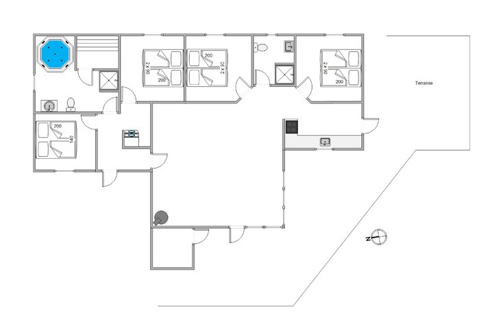 Ferienhaus 60120 in Søren Lassens Vænge 10, Blåvand - Bild #13