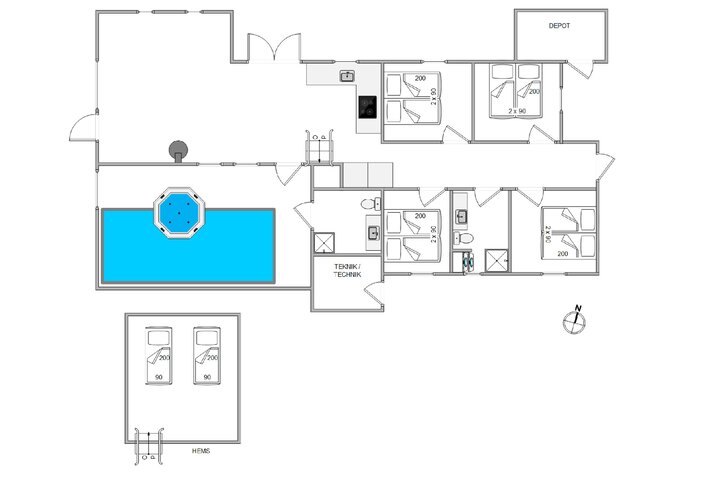 Ferienhaus 60129 in Tane Hedevej 35B, Blåvand - Bild #13