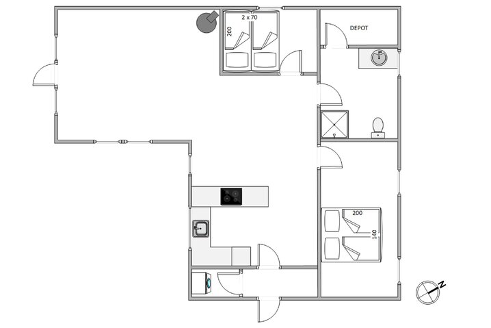 Ferienhaus 60135 in Vandflodvej 35, Blåvand - Bild #13
