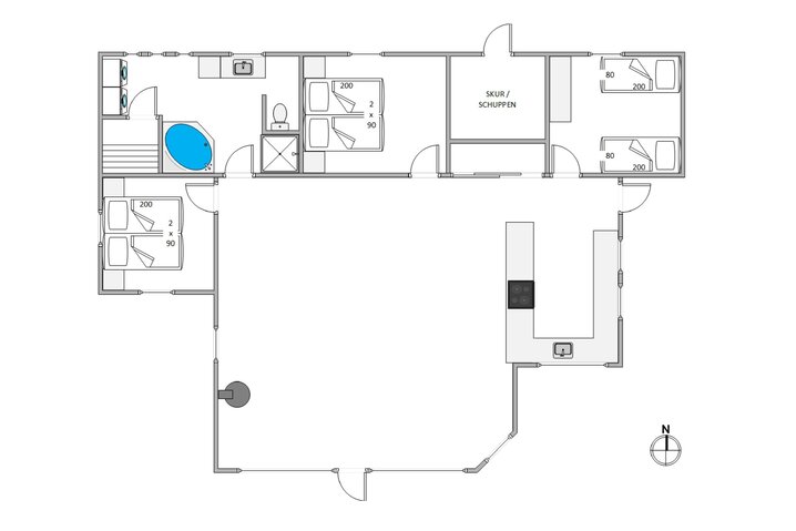 Ferienhaus 60157 in Hedetoftvej 130, Blåvand - Bild #13