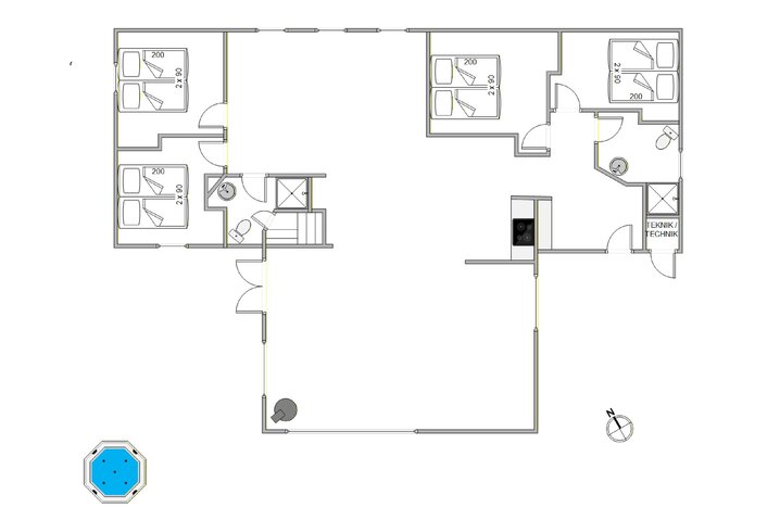 Ferienhaus 60161 in Gl. Skolevej 14, Blåvand - Bild #13