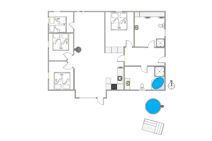 Ferienhaus 60169 in Hedetoftvej 86, Blåvand - Bild #8