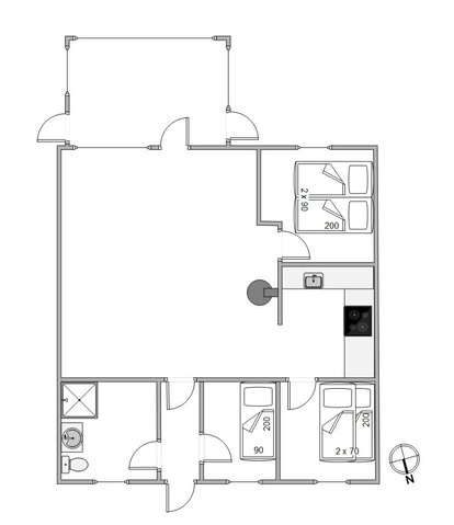 Ferienhaus 60175 in Fyrgården 36, Blåvand - Bild #13