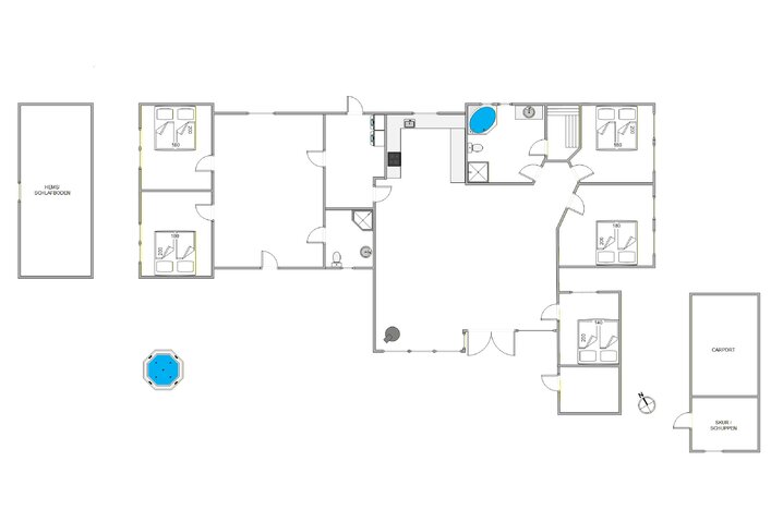 Ferienhaus 60272 in Kollemarken 47, Blåvand - Bild #13