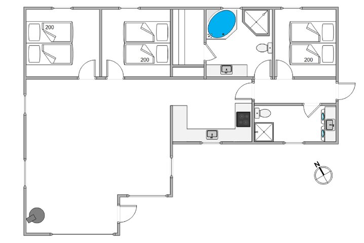 Ferienhaus 60298 in Poul Helgesensvej 6, Blåvand - Bild #13