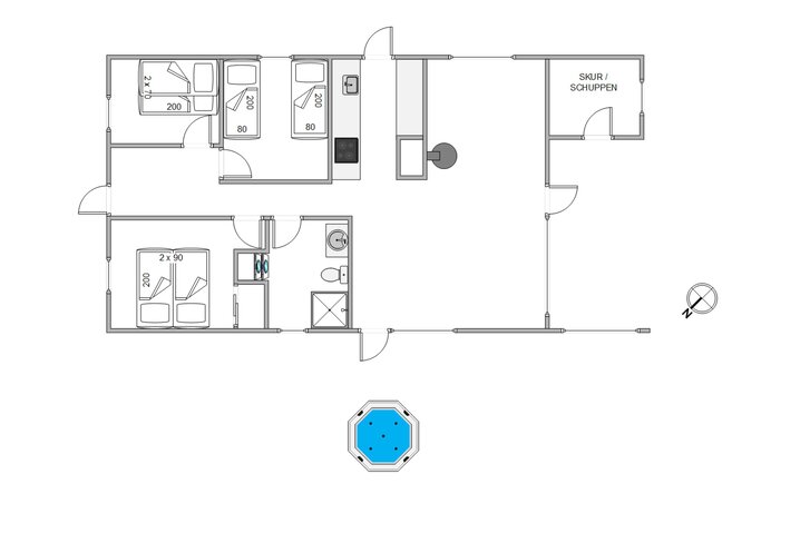 Ferienhaus 60303 in Grønnevænget 34, Blåvand - Bild #5