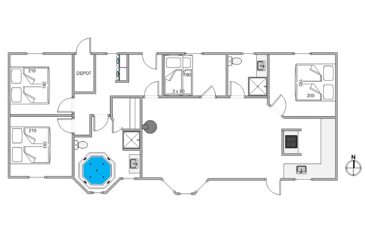 Ferienhaus 60319 in Hedetoftvej 74A, Blåvand - Bild #13