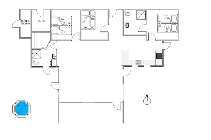 Ferienhaus 60330 in Søren Gades Mark 23A, Blåvand - Bild #13