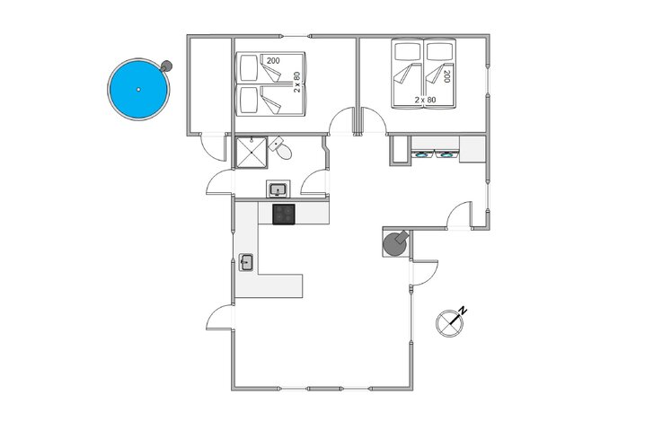 Ferienhaus 60343 in Bjergbovej 20, Blåvand - Bild #13