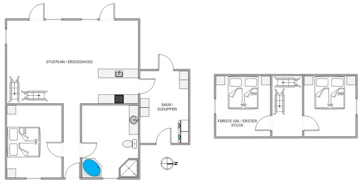 Ferienhaus 60344 in Horns Bjerge 3, 45, Blåvand - Bild #13