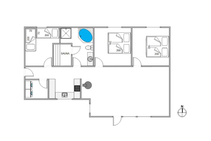 Ferienhaus 60346 in Kollemarken 45, Blåvand - Bild #13