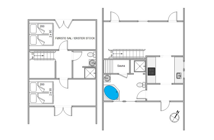 Ferienhaus 60355 in Vandflodvej 2, 21, Blåvand - Bild #13