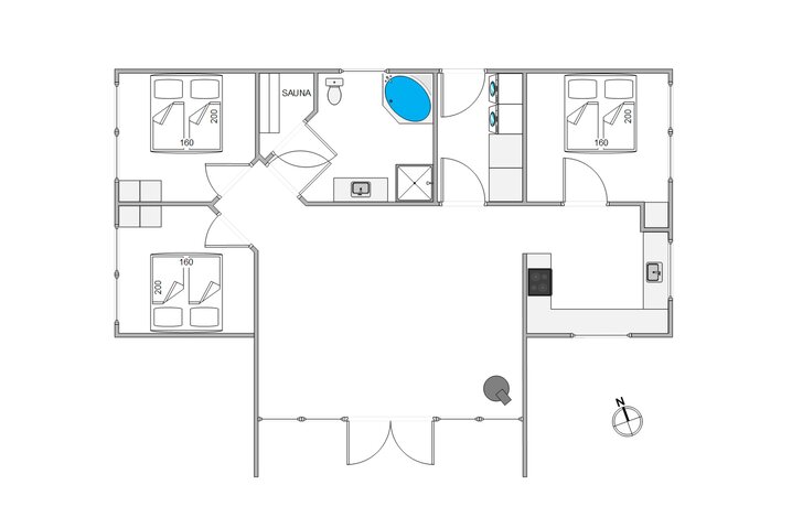 Ferienhaus 60422 in Grønningen 7, Blåvand - Bild #13