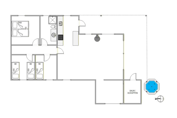 Ferienhaus 60486 in Stæhrsvej 1C, Blåvand - Bild #13
