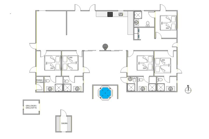 Ferienhaus 60492 in Møllehusvej 43A, Blåvand - Bild #5