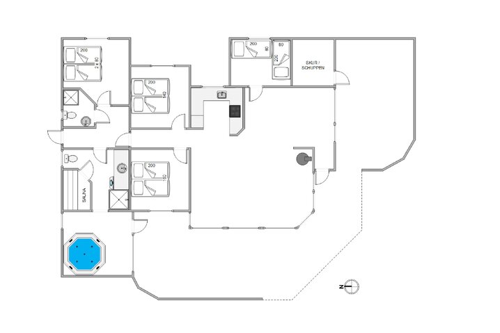 Ferienhaus 60507 in Søren Lassens Vænge 22, Blåvand - Bild #13