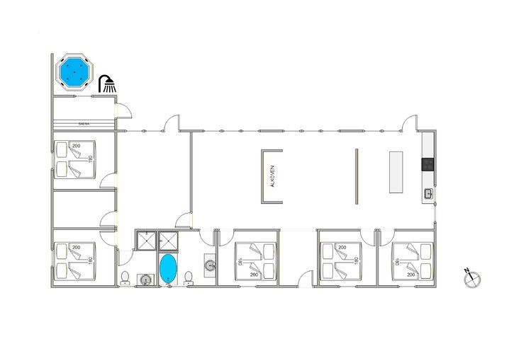 Ferienhaus 60520 in Horns Bjerge 54, Blåvand - Bild #13