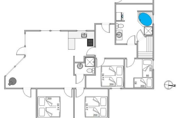 Ferienhaus 60532 in Stæhrsvej 1B, Blåvand - Bild #5