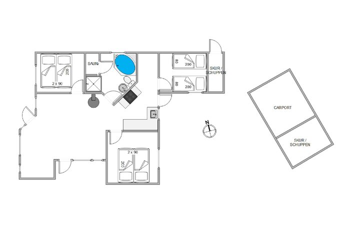 Ferienhaus 60537 in Gl Mælkevej 27, Blåvand - Bild #5