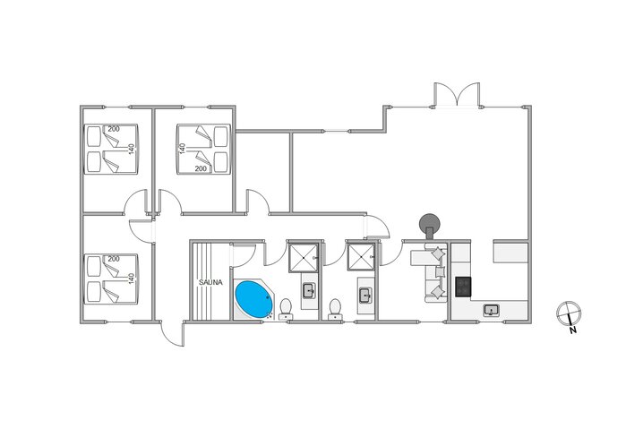 Ferienhaus 60551 in Sandageren 3, Blåvand - Bild #13