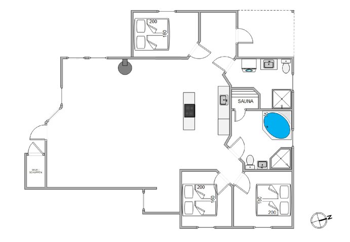 Ferienhaus 60554 in Kollemarken 52, Blåvand - Bild #13