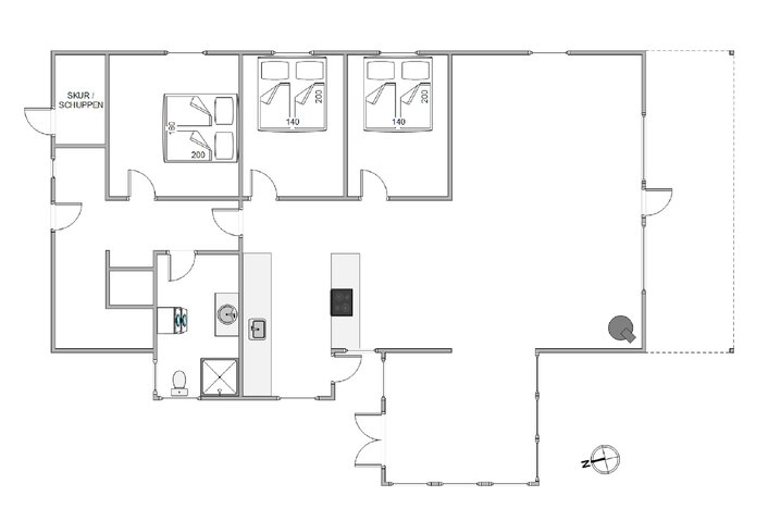 Ferienhaus 60557 in Gl Mælkevej 13, Blåvand - Bild #5