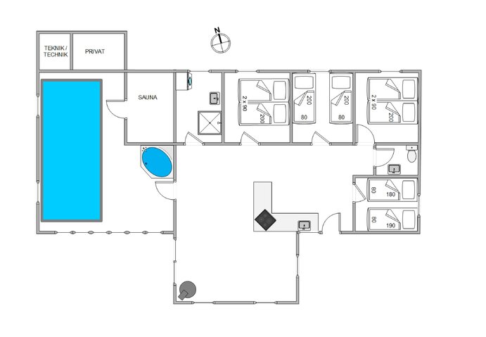 Ferienhaus 60561 in Peter Malersvej 5B, Blåvand - Bild #13