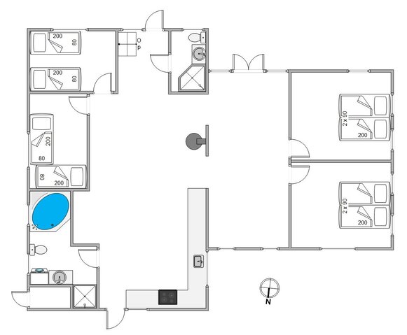 Ferienhaus 60573 in Kallesensvej 13, Blåvand - Bild #13