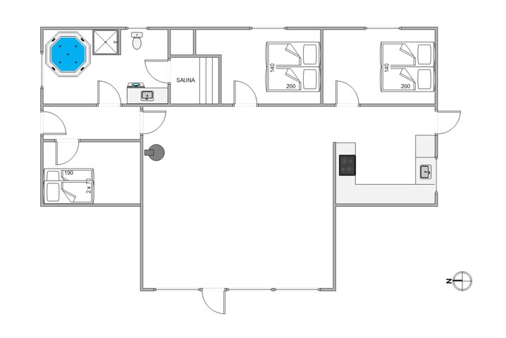 Ferienhaus 60616 in Lyngkrogen 5, Blåvand - Bild #13