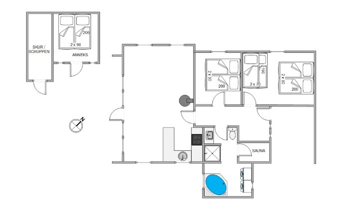 Ferienhaus 60618 in Søren Lassens Vænge 15, Blåvand - Bild #13