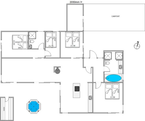 Ferienhaus 60620 in Midtbyvej 8B, Blåvand - Bild #13