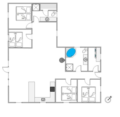 Ferienhaus 60655 in Bjergbovej 13, Blåvand - Bild #13