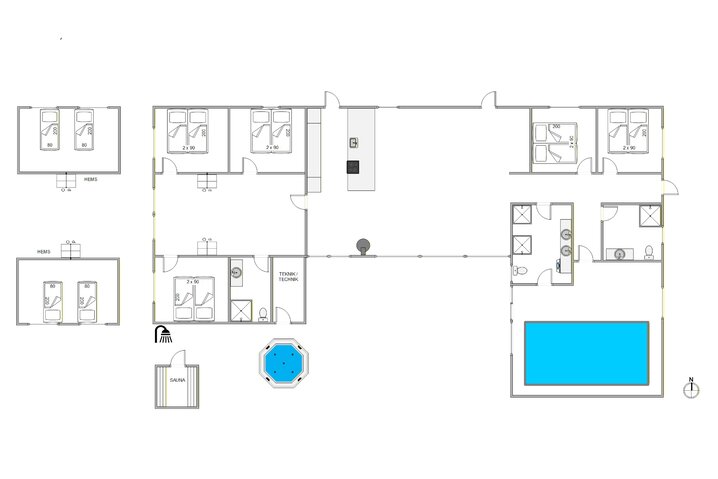 Ferienhaus 60676 in Bjergbovej 36, Blåvand - Bild #8