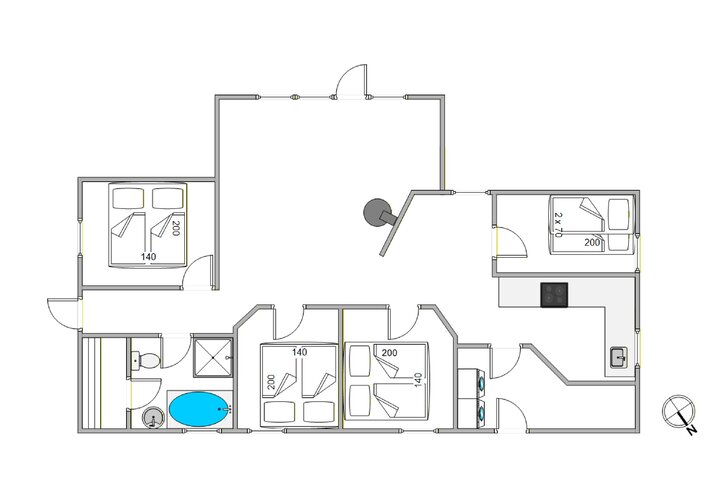 Ferienhaus 60677 in Sandtoftevej 38C, Blåvand - Bild #13