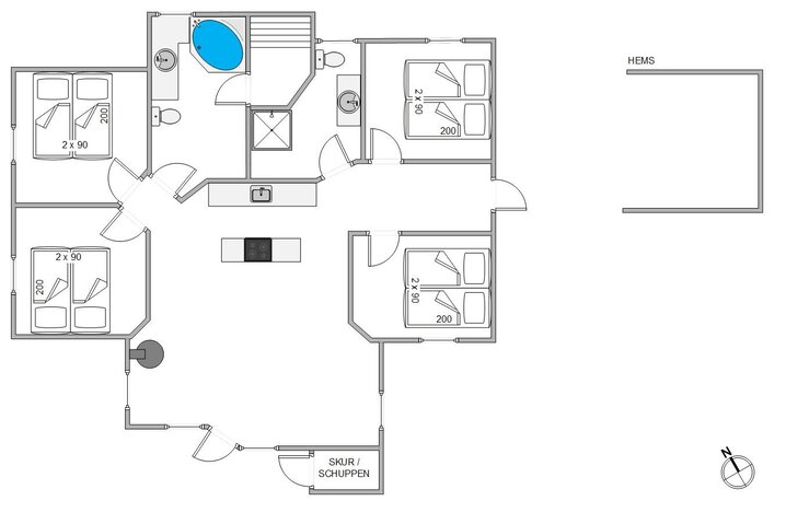 Ferienhaus 60683 in Sydslugen 30, Blåvand - Bild #12