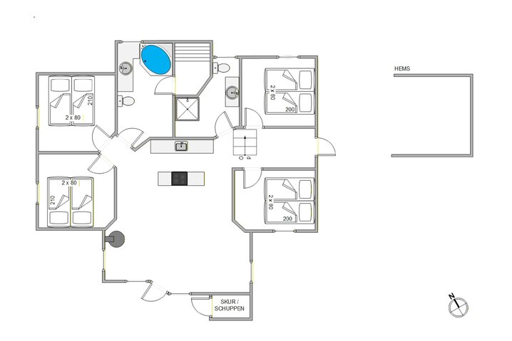 Ferienhaus 60683 in Sydslugen 30, Blåvand - Bild #12
