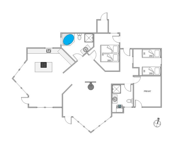 Sommerhus 60688 på Vestslugen 16, Blåvand - Billede #5