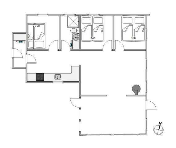 Sommerhus 60689 på Hedetoftvej 34, Blåvand - Billede #13