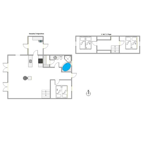 Ferienhaus 60698 in Horns Bjerge 3, 92, Blåvand - Bild #13