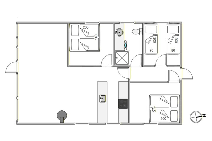 Ferienhaus 60710 in Grønningen 4, Blåvand - Bild #13