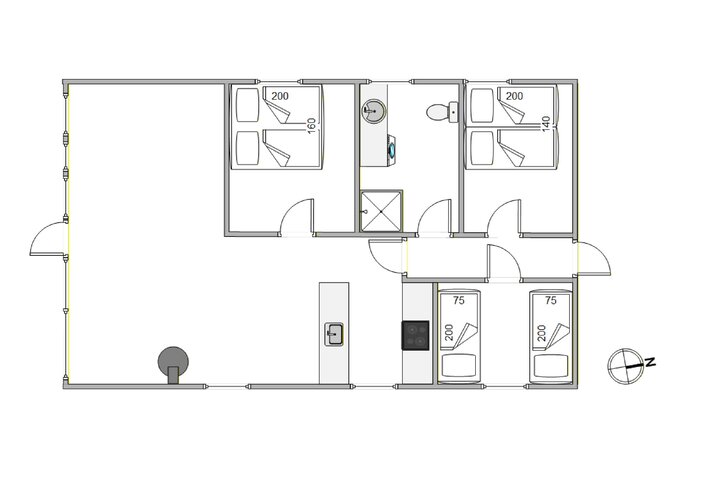 Ferienhaus 60710 in Grønningen 4, Blåvand - Bild #5