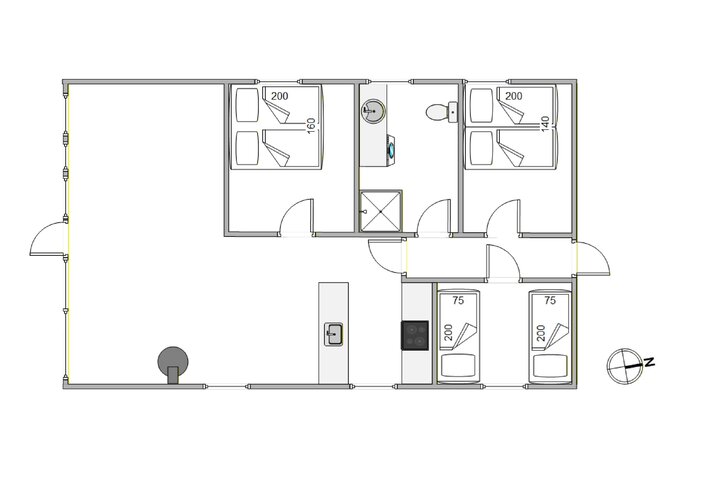 Ferienhaus 60710 in Grønningen 4, Blåvand - Bild #5