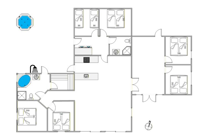Sommerhus 60723 på Horns Bjerge 38, Blåvand - Billede #13