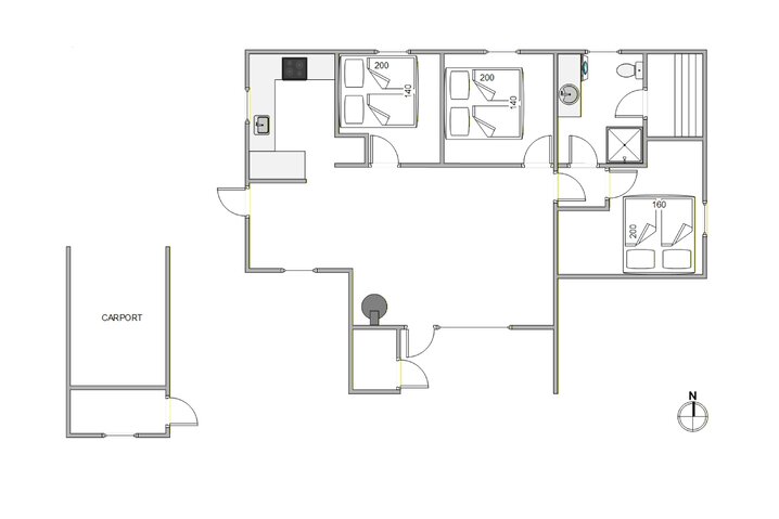 Ferienhaus 60727 in Horns Rev 83, Blåvand - Bild #13