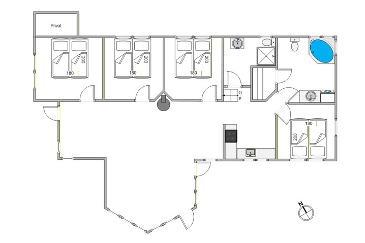 Ferienhaus 60734 in Skippervej 6, Blåvand - Bild #0