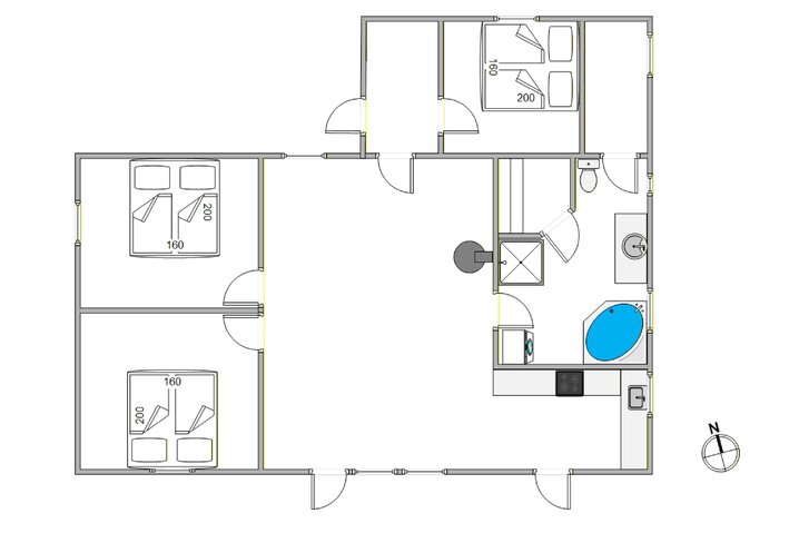 Ferienhaus 60743 in Ved Heksebjerg 31, Blåvand - Bild #5