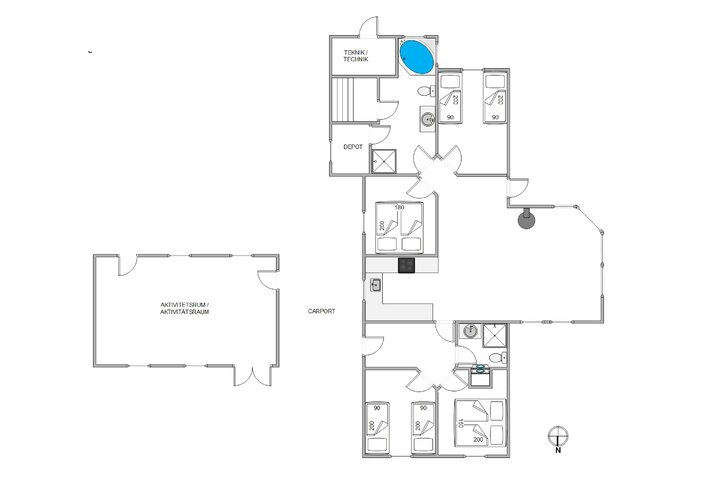 Ferienhaus 60754 in Krogsande 10, Blåvand - Bild #13