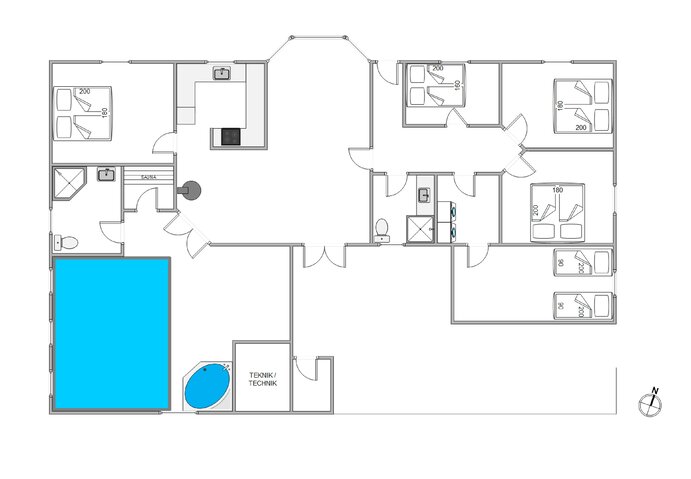 Ferienhaus 61025 in Søndertoften 58, Ho - Bild #13