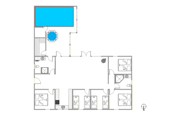Ferienhaus 61032 in Vestervænget 22, Ho - Bild #5